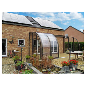 Serre en verre moderne en aluminium EPS multifonctionnelle, légère, durable, imperméable, écologique, 4 saisons, directement de l'usine Prima - Product Image 2