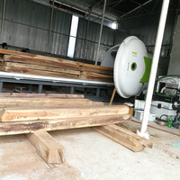 Séchoir sous vide à poutres carrées en bois dur four de séchage de dalles HF équipement de panneaux en bois massif sec SAGA