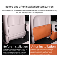 Offre Spéciale : Protection en Cuir pour Sortie d'Air et Accoudoir Intérieur de Voiture, Tapis Anti-Coup de Pied pour Siège Arrière – Accessoires Chery Jetour G700
