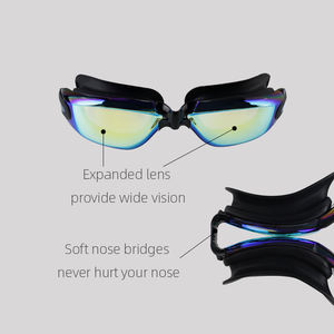 Ensemble de lunettes de natation, lunettes de plongée Anti-buée avec bouchons d'oreille, bouchons de pince-<span class=keywords><strong>nez</strong></span>, <span class=keywords><strong>piscine</strong></span> en Silicone, Offre Spéciale - Product Image 4