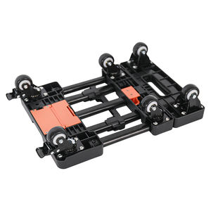 Penjualan langsung pabrik truk lipat Dolly lipat keranjang bagasi lipat 6 roda tugas berat Keranjang Platform portabel - Product Image 5