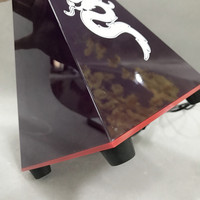 Acryl-LED-Pyramide mit Beleuchtung, Vierseitige Konische Desktop-Leuchtbox-Dekorationen