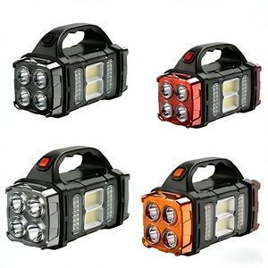 Linterna LED de Alta Luminosidad con Energía Solar, Multifuncional, Duradera, Pequeña, Portátil, de Emergencia, con Batería de Larga Duración - Product Image 1