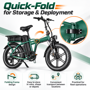 จักรยานไฟฟ้า QMWHEEL F30 Ultra UK Stock E Bike Bicicleta Electrica ขนาด 20 นิ้ว พับได้ 250W 70Ah แบตเตอรี่คู่ ขายส่ง - Product Image 2