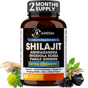 Cápsulas de Shilajit en Venta de Fábrica, Reducen la Fatiga, Shilajit del Himalaya, Bardana, Ashwagandha, Refuerzo Inmunológico - Product Image 1