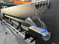 3.2m double quatre tête I3200 3202 3204 imprimante éco-solvant grand format pour bannière flexible affiche papier peint autocollant machine d'impression