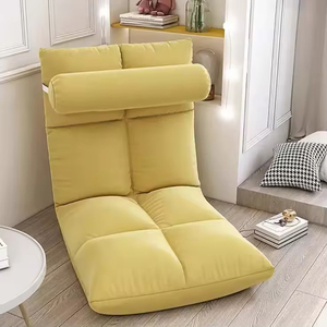 现代设计可调节折叠布艺沙发椅，豪华落地躺椅，适合卧室使用 - Product Image 4