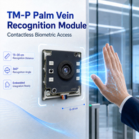 Módulo de Reconocimiento de Venas de la Palma NIR Monocular, Sin Contacto, 1:N, USB, OEM, ODM, Escáner Biométrico de Venas de la Palma para Control de Acceso y Cerraduras de Puertas