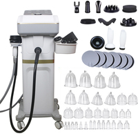 Au-878-V1 8G masseur musculaire vibrant professionnel Turbo vide chauffage G8 Vibration corps Massage minceur Machine