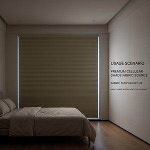 [Uniquement <span class=keywords><strong>Tissu</strong></span>] <span class=keywords><strong>Tissu</strong></span> Haut de Gamme Personnalisé ODM/OEM pour Stores Plissés Verticaux <span class=keywords><strong>Nid</strong></span> <span class=keywords><strong>d</strong></span>'<span class=keywords><strong>Abeille</strong></span> pour Fenêtre - Product Image 5