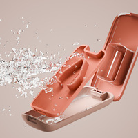 Coupe-pilules multifonctionnel en plastique personnalisé 2026, portable pour voyage, avec boîte à pilules intégrée