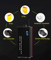 Chargeur de batterie pour scooter électrique et moto électrique en alliage d'aluminium, personnalisé, à charge rapide, tendance, 72V, lithium-ion, Lifepo4