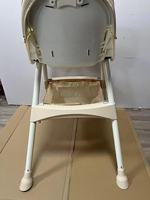 Chaise haute bébé pliable réglable avec ceinture de sécurité, chaise d'alimentation et à bascule en plastique pliable pour enfants de 0 à 12 mois, chaises de repas