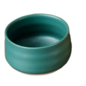 定制陶瓷抹茶碗手工制作日本传统礼仪杯陶瓷手工搅拌抹茶碗
