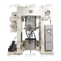 Mélangeur automatique de viscosité pour pâte à souder et produits chimiques, machine de mélange planétaire double sous vide pour laboratoire, avec moteur, pompe et boîte de vitesses, 100L