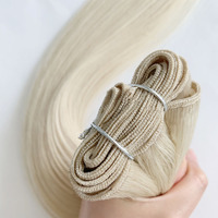 Extensions de cheveux 100% humains Remy, pointes épaisses, double trame, cuticules intactes, trame de cheveux brésiliens, trame de cheveux russes