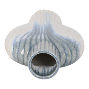 Vaso in Ceramica a Forma di Conchiglia, Vaso Decorativo per Fiori, Design Costiero, Decorazione da Tavolo - Product Image 5