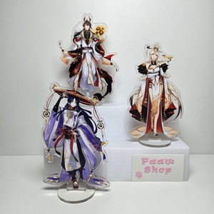 OEM ODM Anime Précommande <span class=keywords><strong>Genshin</strong></span> Impact Supports en acrylique Scaramocuhe <span class=keywords><strong>Ningguang</strong></span> Zhongli - Product Image 2