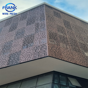 Láminas Metálicas Perforadas <span class=keywords><strong>de</strong></span> Acero Galvanizado Directo <span class=keywords><strong>de</strong></span> Fábrica, Múltiples Colores para Fachadas Exteriores y Muros Cortina - Corte y Soldadura - Product Image 1