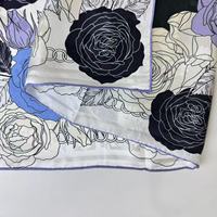 Op maat gemaakte LUCKY FABRIC 100% Mulberry zijden sjaal vierkant 65*65cm sjaal Jacquard geweven digitale print OEM zijden sjaal groothandel