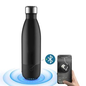 Customized Multi-functional Stainless Steel Water <b>Bottle</b> with Bluetooth Speaker and Outdoor Fitness Cola <b>Bottle</b> - Product Image 1