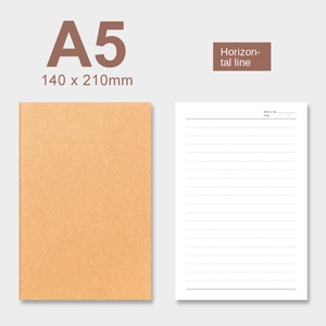 Tùy chỉnh B5 A5 <span class=keywords><strong>A6</strong></span> máy tính xách tay với giấy kraft Bìa mềm cho sinh viên tập thể dục bán buôn logo in - Product Image 6