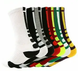 Fábrica de calcetines de las mujeres de los hombres deportes atléticos calcetines de trabajo baloncesto boxeo de calcetín