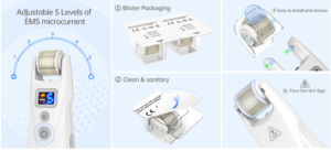 ראש רולר חד פעמי עם מחסנית מחטים להחלפה Bio Roller G5 בגדלים 0.25/0.5/1.0/1.5/2.0 מ\"מ - Product Image 3