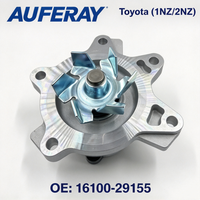 Ensemble de pompe à eau de refroidissement du moteur AUFERAY OE 16100-29155 Remplacement pour 1NZ 2NZ 1.3L 1.5L