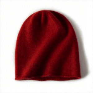 Chapeau Baotou en tricot jacquard 100% <span class=keywords><strong>laine</strong></span> Consaini pour l'automne/hiver, couleur unie décontractée pour adultes - Unisexe, protection contre le vent froid, bord roulé - Product Image 1