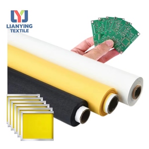 Miễn Phí Mẫu Bãi 173Cm Chiều Rộng <span class=keywords><strong>30T</strong></span> 31T <span class=keywords><strong>Polyester</strong></span> Lụa Trắng Màn Hình In Ấn Lưới - Product Image 1