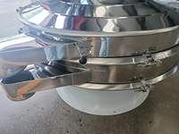 Tamis vibrant circulaire en acier inoxydable haute capacité, qualité alimentaire, pour tamiser la farine, le sucre, les épices, machine de tamisage rotative industrielle