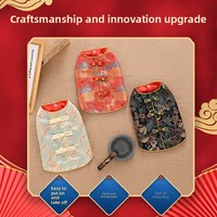 Vêtements pour animaux de compagnie à deux pattes, style chinois, pour chien et chat, pour mariages, fêtes et Nouvel An, tenue Hanfu pour Teddy Bichon, Printemps/Été/Automne, Hebei A22