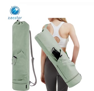 New Style Yoga Mat <strong>Bag</strong> with <strong>Multiple</strong> Functional <strong>Pockets</strong> Exercise Yoga Mat Carrier <strong>Bag</strong> for Unisex Adult - Product Image 1