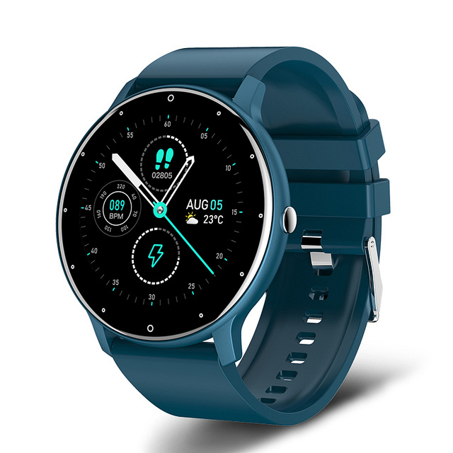 ZL02D New Smart Watch Men Full Touch Screen Sport Fitness Watch IP67 Waterproof Blue Tooth for Android Ios Smartwatch Men+box