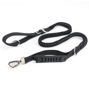 Correa Táctica Resistente para Perro de <span class=keywords><strong>4</strong></span> Pies, Reflectante, con Absorción de Impactos, con Mango para Tráfico y Cinturón de Seguridad para Automóvil - Product Image 2