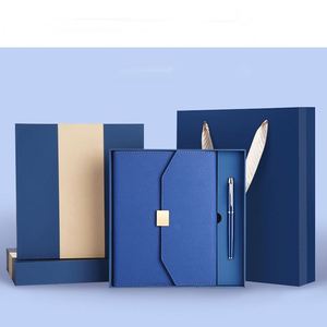 New Arrival Custom Luxury Business Office <b>Refillable</b> Stationery Diary Pu <b>Leather</b> Magnetic A5 Journal <b>Notebook</b> - Product Image 2