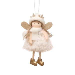 <b>Christmas</b> New Decoration <b>Top</b> Hat Antlers Girl Pendant Creative New Angel Pendant Hanging <b>Christmas</b> Gift - Product Image 6