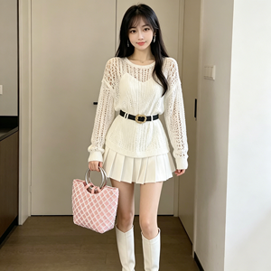 Túi đeo vai ren kim cương màu hồng pastel mềm mại, chất liệu vải sequin rỗng, tay cầm tròn bạc khổng lồ, nhẹ, dùng cho đám cưới và hàng ngày - Product Image 1
