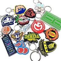 Vente en gros d'usine, poupée en silicone souple personnalisée, figurine 3D, porte-clés, pendentif, fabrication sur commande, cadeaux promotionnels d'entreprise