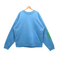 Pull tricoté oversize unisexe de luxe style streetwear avec broderie 3D motif fer à cheval, manches longues, polyvalent, en nylon/coton, collection Automne Hiver
