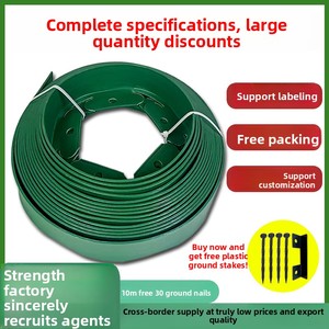 L-shaped Garden <strong>Edge</strong> Isolation Belt with Nail-in Installation Partition Strip for <strong>Lawn</strong> and Garden 3.8-6cm Height Options - Product Image 3
