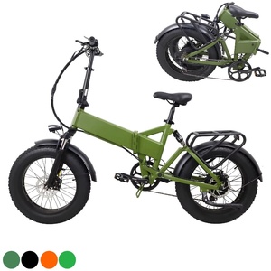 Vélo de rue pliable en aluminium 7 vitesses, pneus larges de 20 pouces, batterie au lithium 48V, moteur à moyeu arrière de 350W pour toutes les routes, vélo électrique JYOP-EB03 - Product Image 1