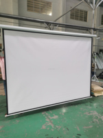 Écran de projecteur électrique de Projection motorisé de haute qualité de 100 pouces fixé au mur rétractable pour Home cinéma