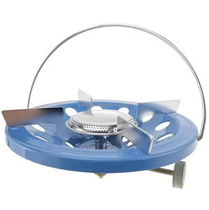 Réchaud de camping portable extérieur à gaz liquéfié, mini-brûleur en acier avec valve, petit réchaud à gaz pour cuisson - Product Image 2