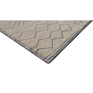 Geometric Pattern Jute Area Rug Rectangle Bohemian Style Flat Weave Non Slip Rubber Backing Living Room Decor - Product Image 2