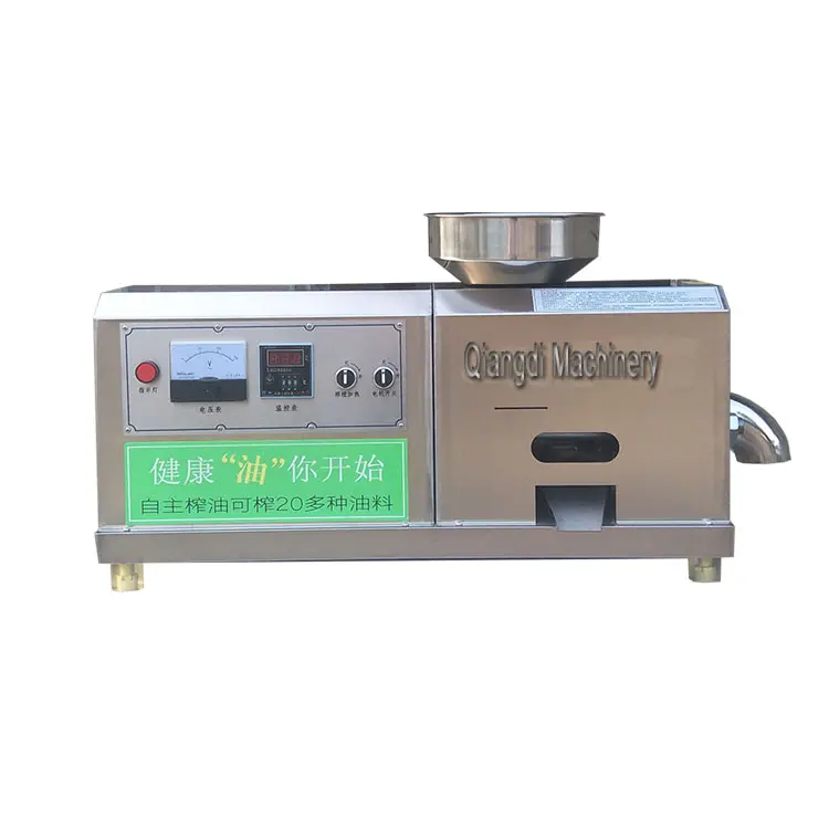 Stainless Steel Electric Table Peanut Sesame Coconut Automatic Oil extracting presser