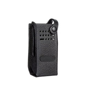PMLN5839A Hard Leather <b>Carry</b> <b>Case</b> with Fixed Belt Loop Radio for DP4401E DP4400E DGP8050 XPR7350 Two Way Radio Walkie Talkie - Product Image 5