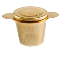Infuseur à thé en maille tissée en acier inoxydable durable et de qualité alimentaire pour tasses, mugs, bureaux, hôtels et services de restauration