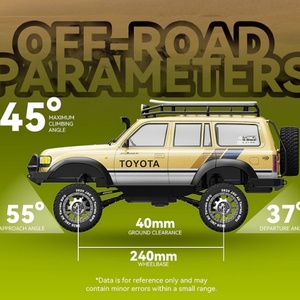 NOUVEAU SJY-JXC5826 Voiture RC à l'échelle 1/12, véhicule tout-terrain électrique 4x4 professionnel pour l'escalade, construction métallique, contrôle à 60 m - Product Image 5